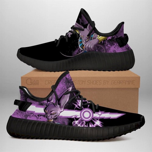 Best Power Skill Beerus Yz Sneakers Dragon Ball Z Shoes Anime Yeezy Sn