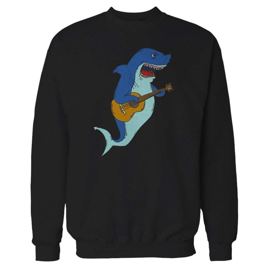 Shark Playing Guitar Guitar Shark Sweatshirt