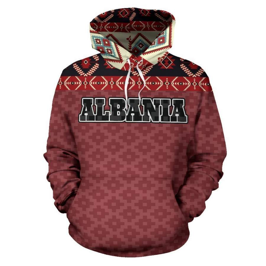 Albania All Over Hoodie NNK 1133