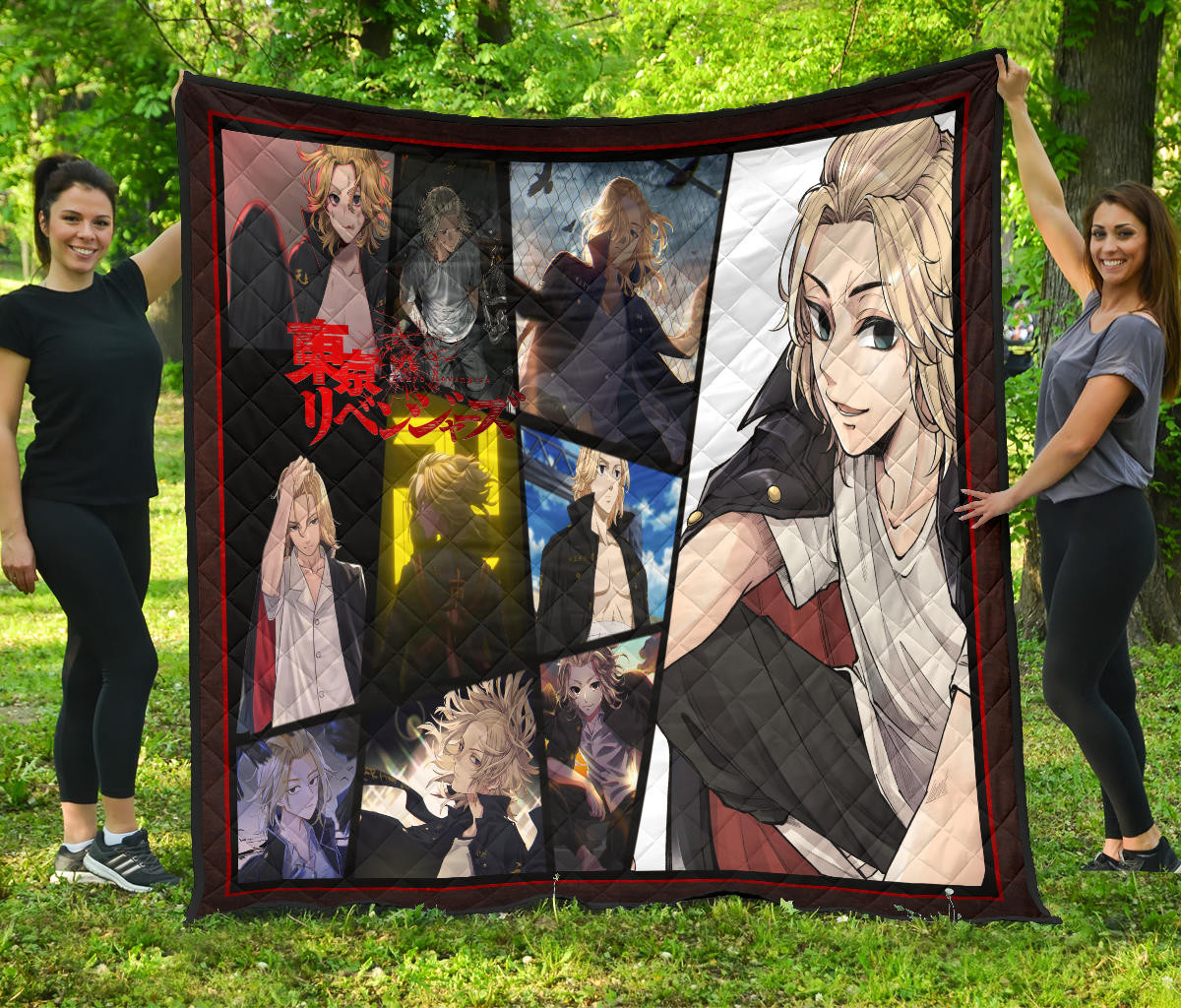 Manjiro Sano Mikey Tokyo Revengers Premium Quilt Blanket Anime Home Decor Custom For Fans Na060801