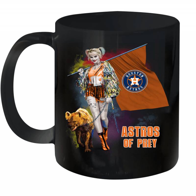 Harley Quinn flag Houston Astros Of Prey Ceramic Mug 11oz