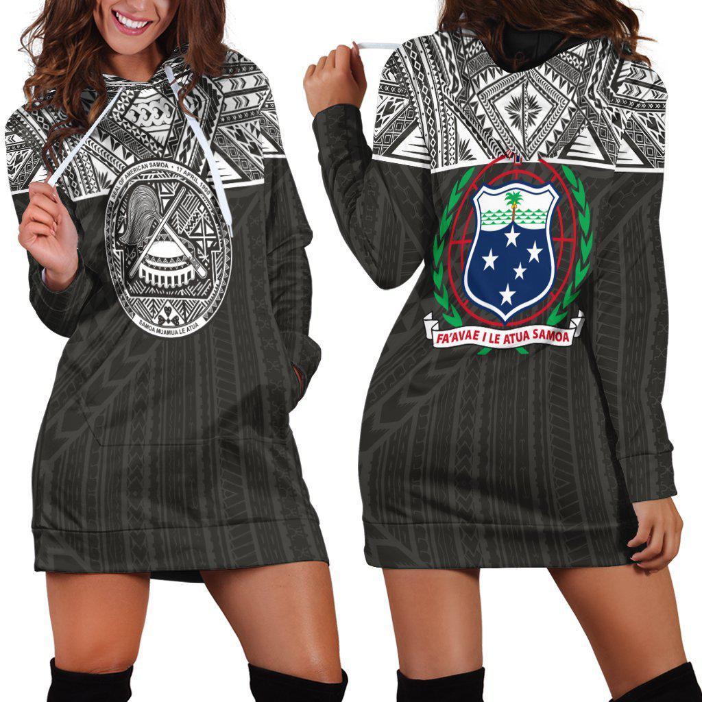 American Samoa And Samoa Polynesian Version Hoodie Dress