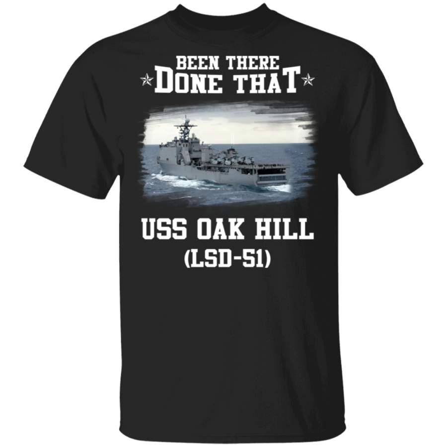 USS Oak Hill LSD-51  Veterans Day Christmas Gift T-Shirt