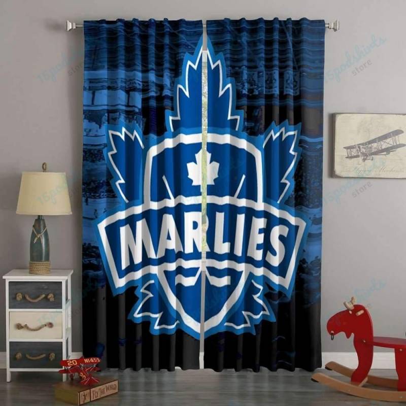 3D Printed Toronto Marlies Style Custom Living Room Curtains