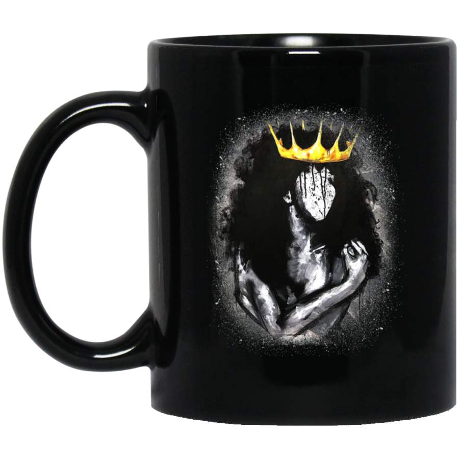 African American Coffee Mug Black Girl Afro Art For Women Girls 11oz – 15oz Black Mug