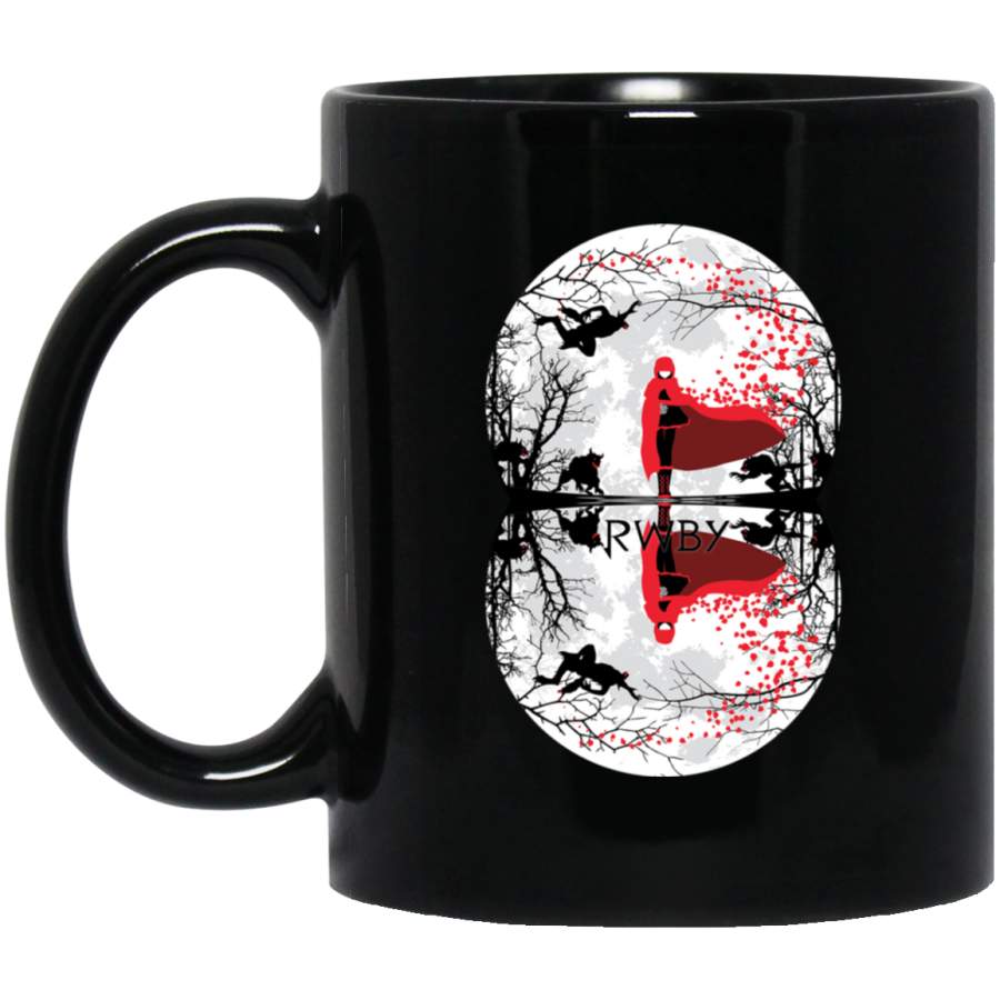 RWBY Grimm Eclipse RWBYGE Moon T Shirts Black Mug