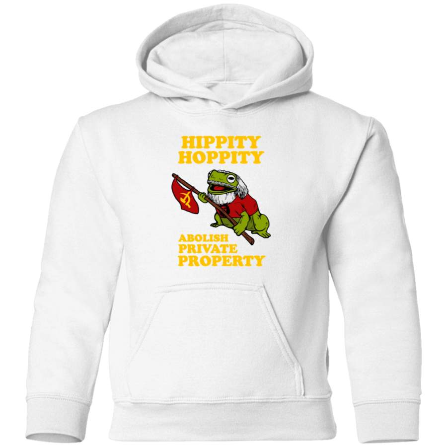 AGR Hippity Hoppity Abolish Private Property Toddler Pullover Hoodie