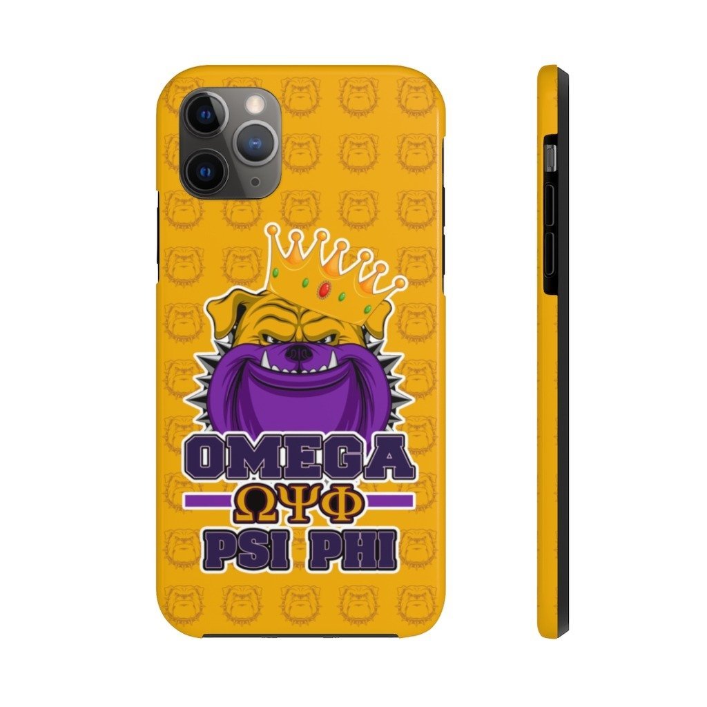 Arica Zone Phone Cases – Omega Psi Phi King Of Bulldogs Phone Case