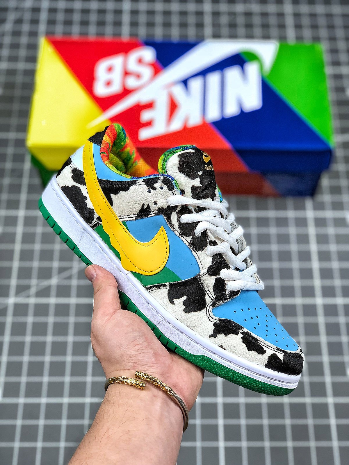 Ben &#038 Jerry s x Nike SB Dunk Low Chunky Dunky CU3244-100 5341089