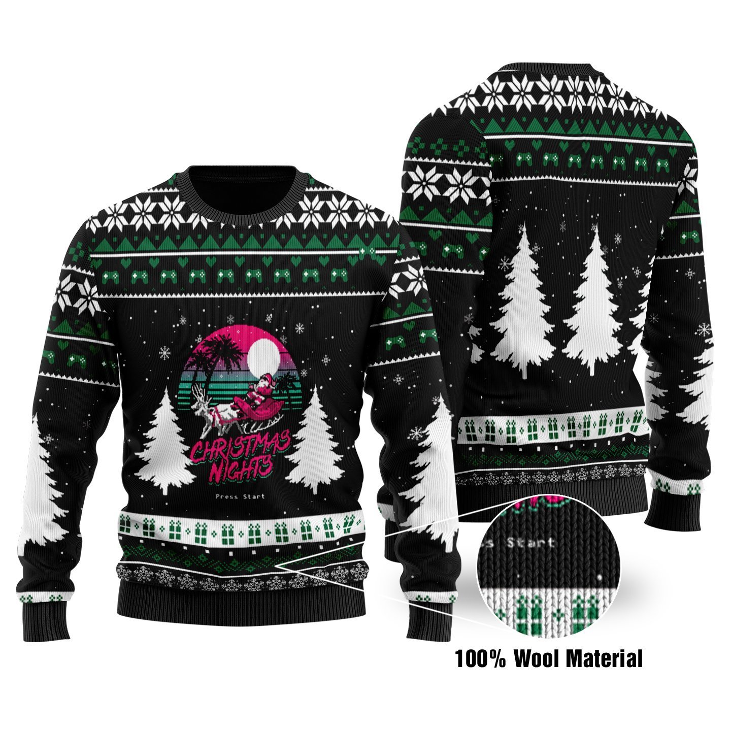 The Retro Vintage Ugly Christmas Sweater | Unisex | Adult | Us1656