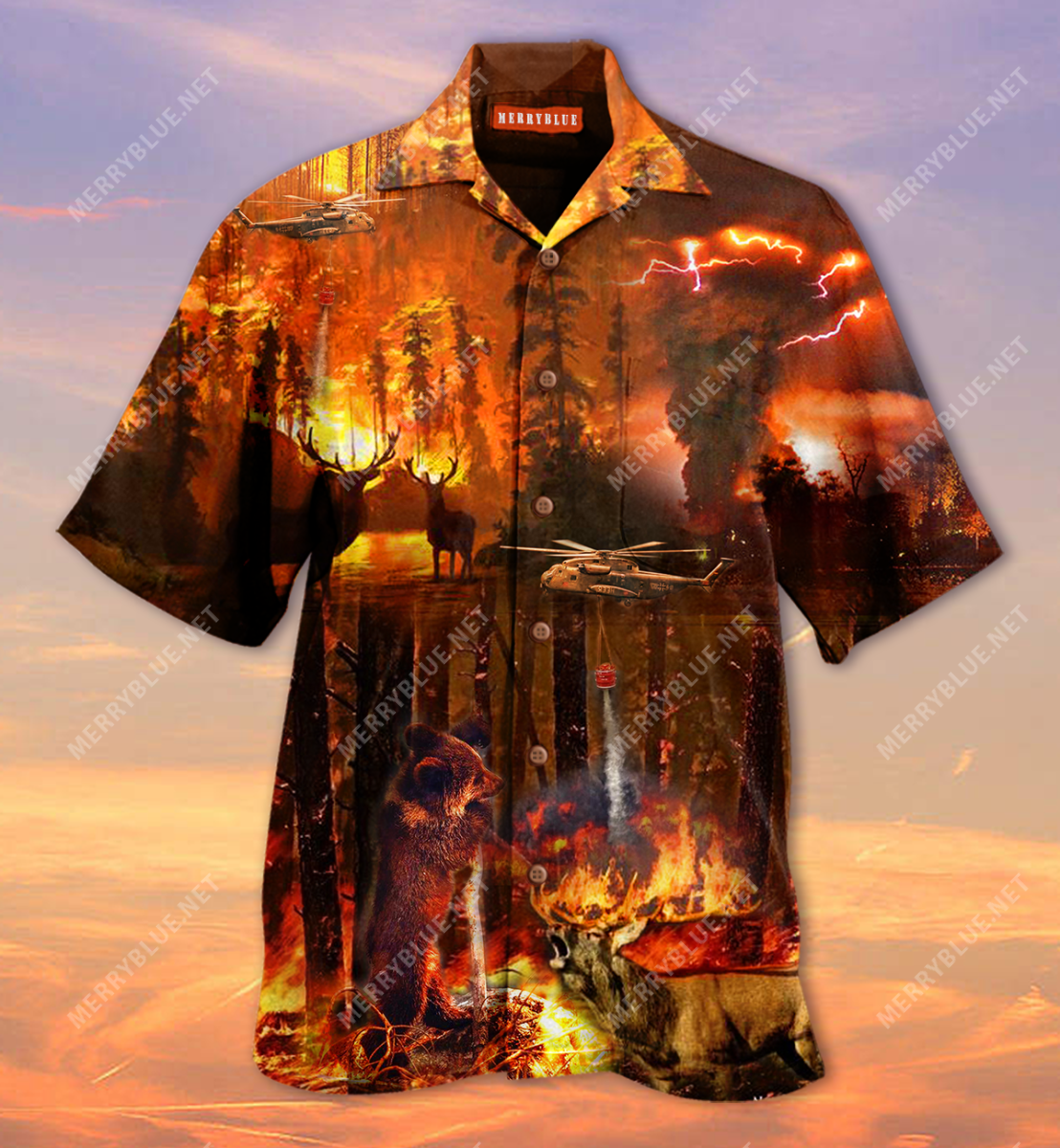 Not A Dreaming Of The Forest Wildfire Hawaii Shirt Ha1948