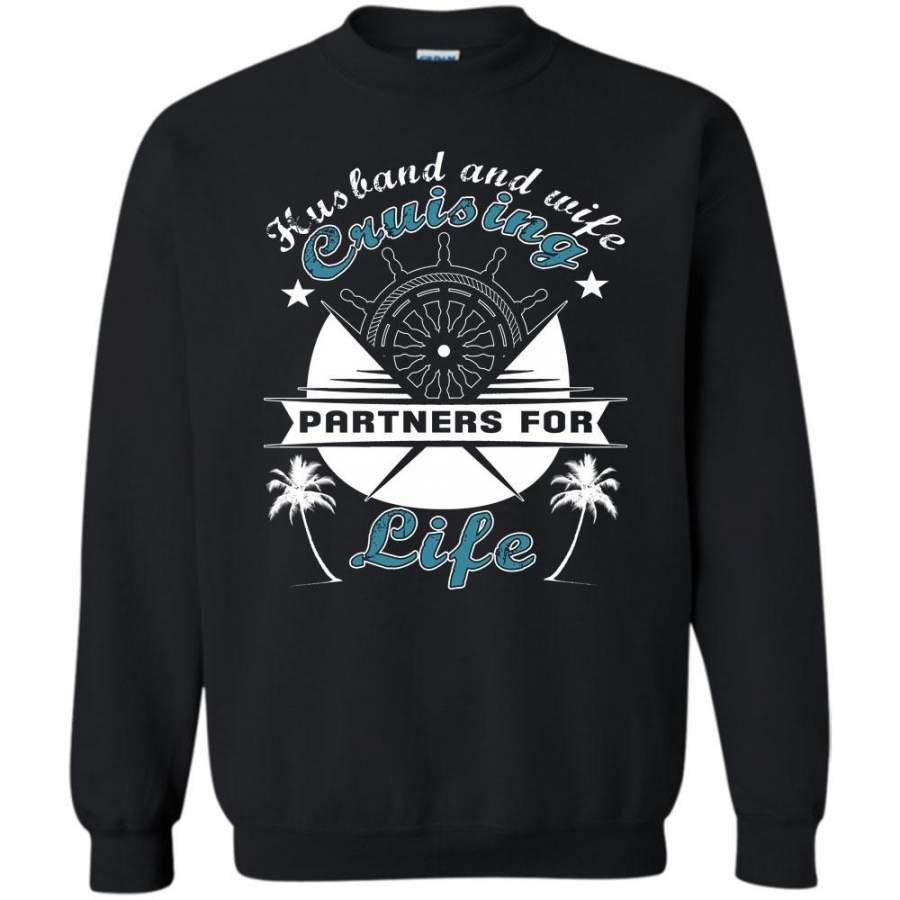 Husband And Wife Cruising Partner For Life T Shirt, Couple Sweatshirt