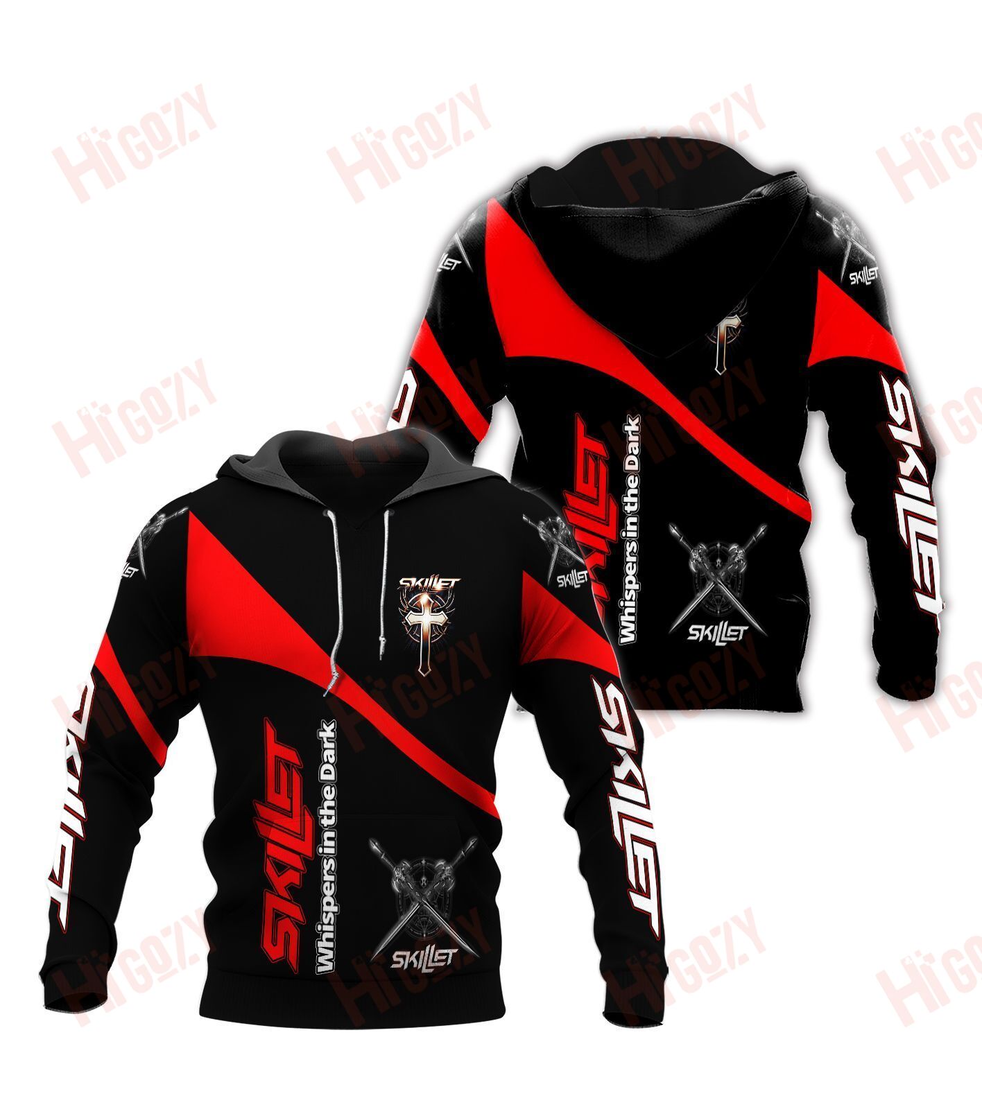 Skillet 3D All Over Printed Clothes – V909