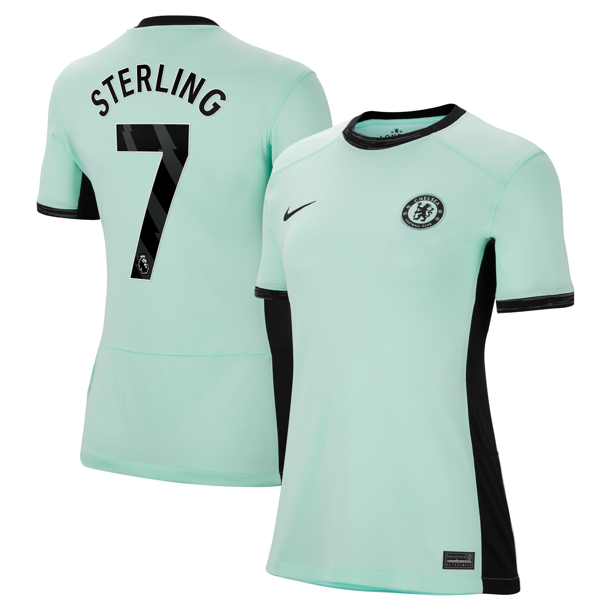 Raheem Sterling Chelsea Women's 2023/24 Third Stadium Replica Player Jersey – Mint