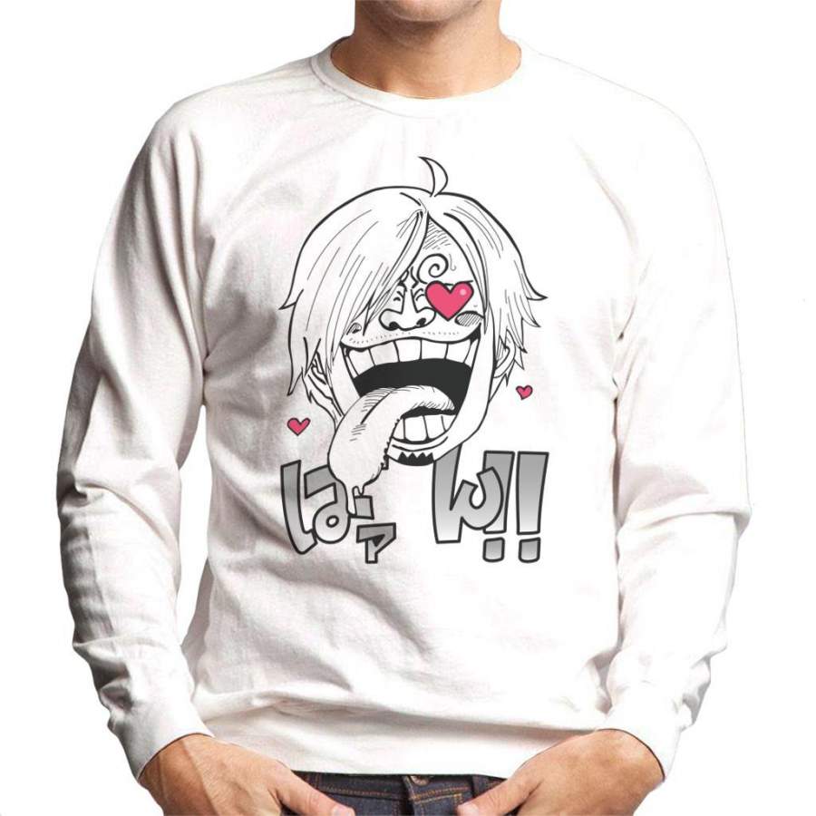 Vinsmoke Sanji Heart Eyes One Piece Men’s Sweatshirt