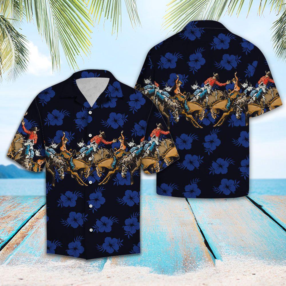 Cowboy On Vacation Hawaii Shirt For Hawaii Aloha Ha47978