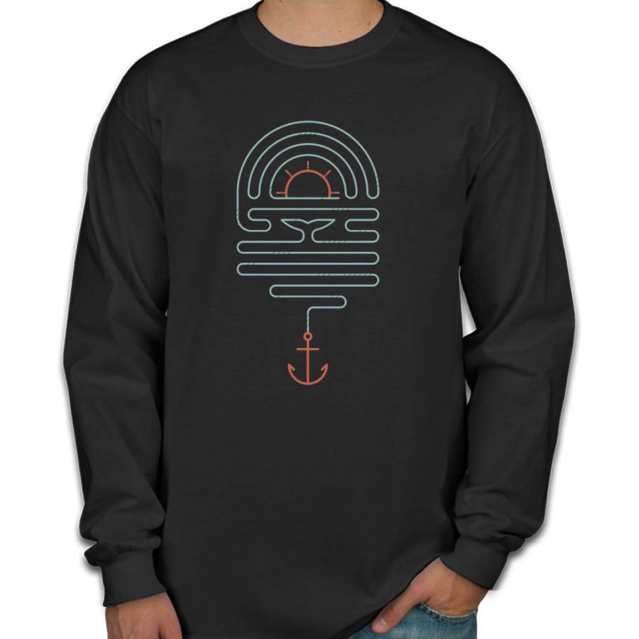 The Tale of the Whale Men Long Sleeve Shirt