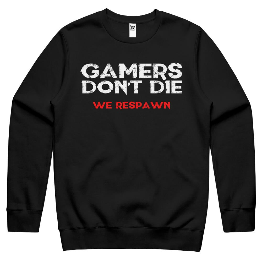 Gamers Don’T Die Crewneck Sweatshirt