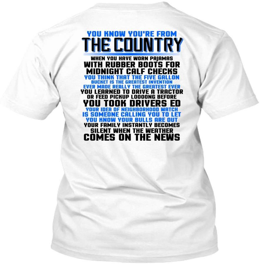 You’re From The Country T Shirt, I Love Veteran T Shirt