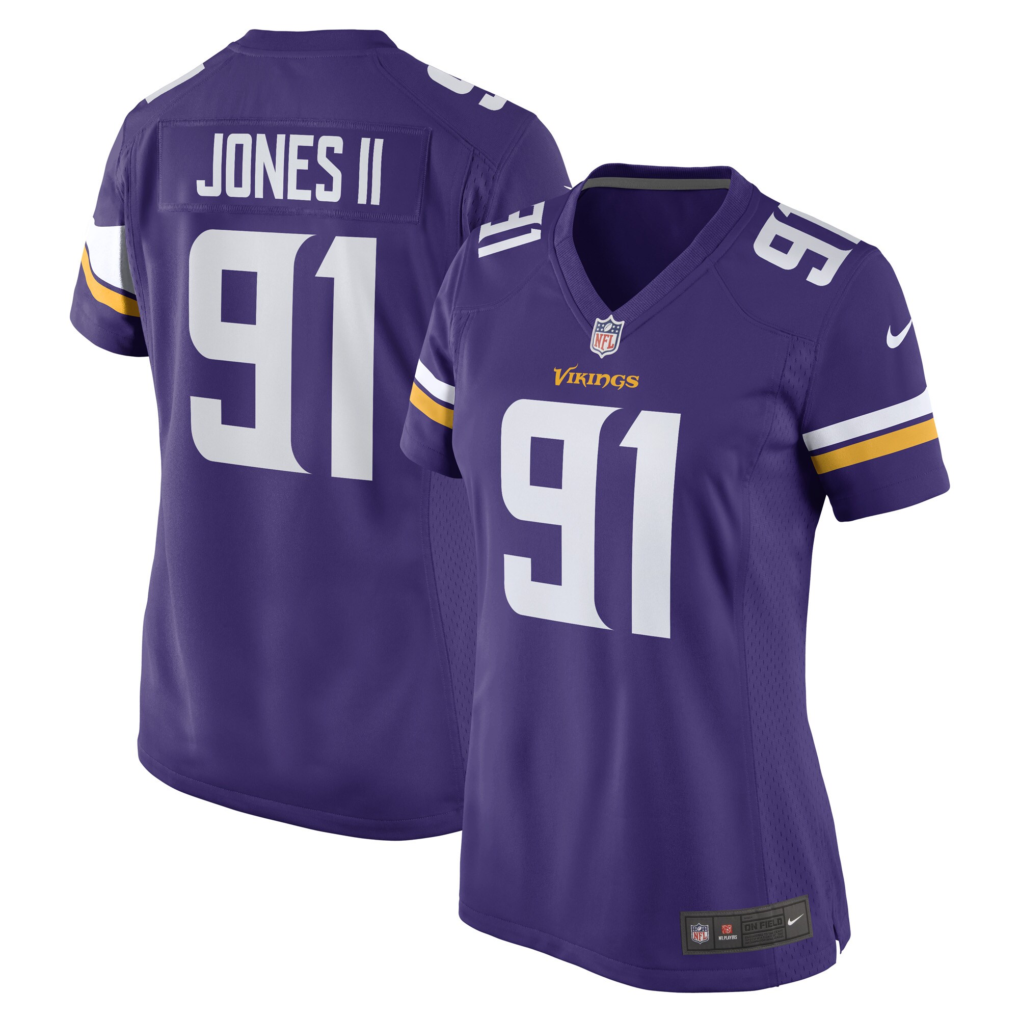 Women’s Minnesota Vikings Patrick Jones II Purple Game Player Jersey