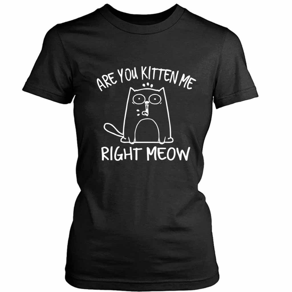 Are You Kitten Me Right Meow Cute Women’s Tee T-Shirt