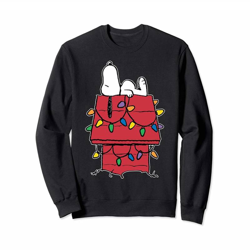 Peanuts Snoopy Christmas Lights Sweatshirt