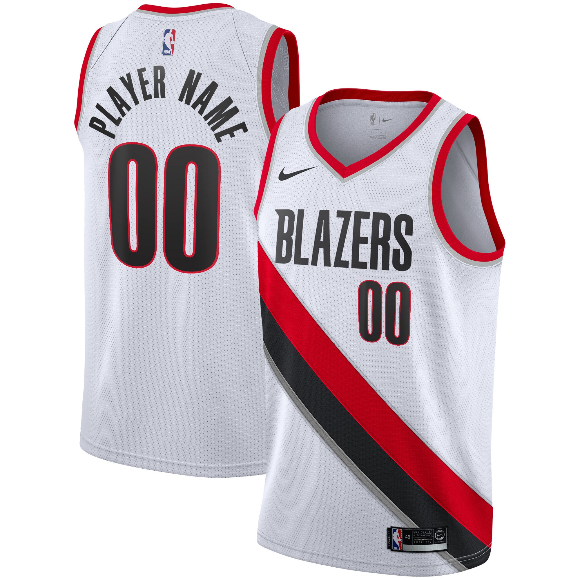 Portland Trail Blazers Association Swingman Jersey – Custom – Youth