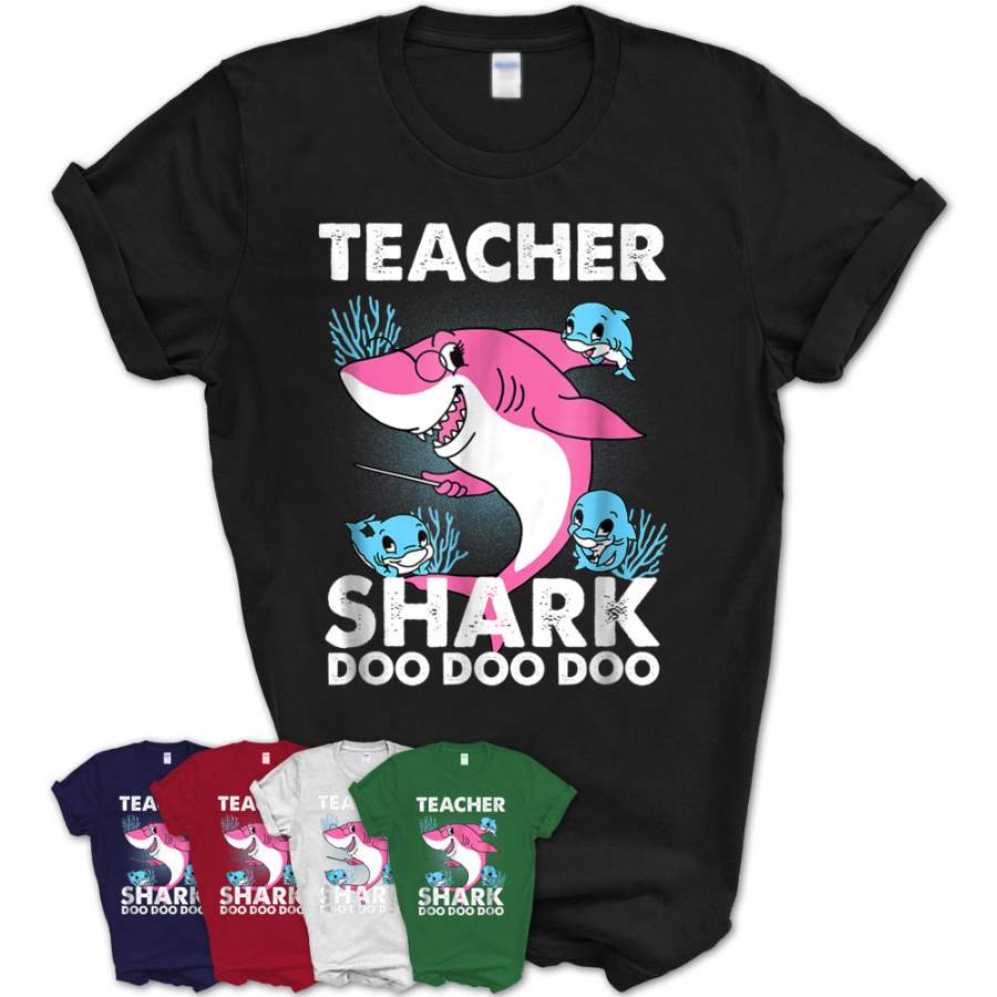 Teacher Shark Tshirt Doo Doo Doo Tee Gift For Teachers – Teezou Store