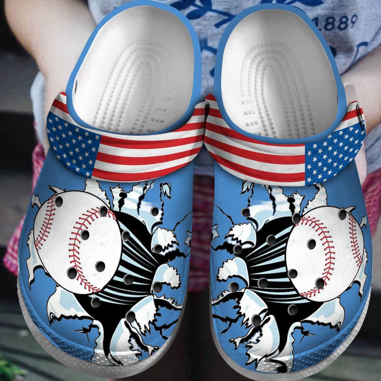 Softball Personalized Clog, Custom Name, Text, Color, Number Fashion Style For Women, Men, Kid, Print 3D My Love For Softball