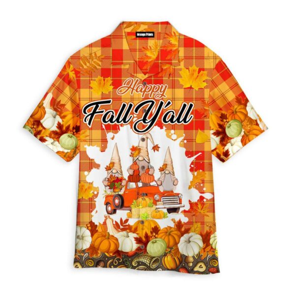 Fall Cute Pumpkin Gnomes On Autumn Truck Hawaii Shirt For Men Women Ha19826