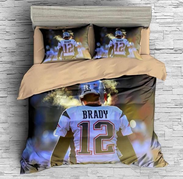 3D Customize Tom Brady Bedding Set Duvet Cover 3