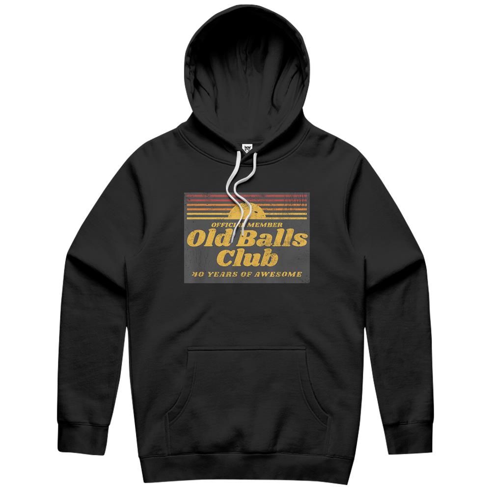 Mens Funny 40Th Birthday Old Balls Club 40 Years Of Awesome Hoodie