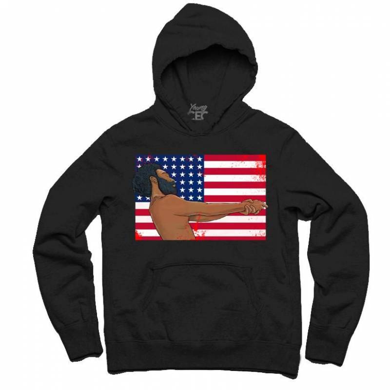 YOUNG CEO-THIS IS AMERICA BLACK HOODIE