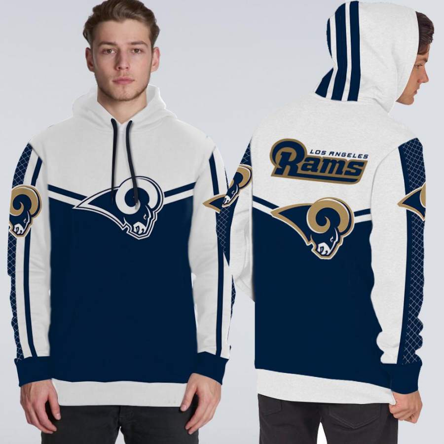 Fashion Gorgeous Fitting Los Angeles Rams Hoodie