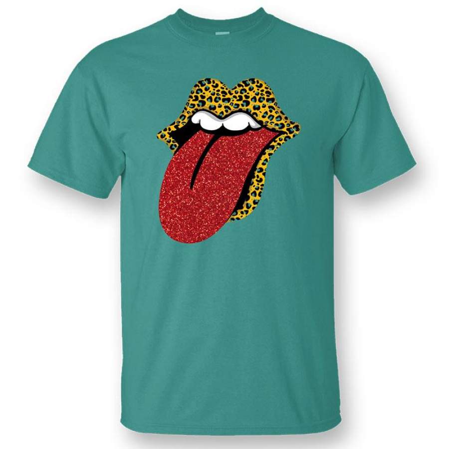 Sassy Frass Preppy Leopard Lips Comfort Colors T-Shirt