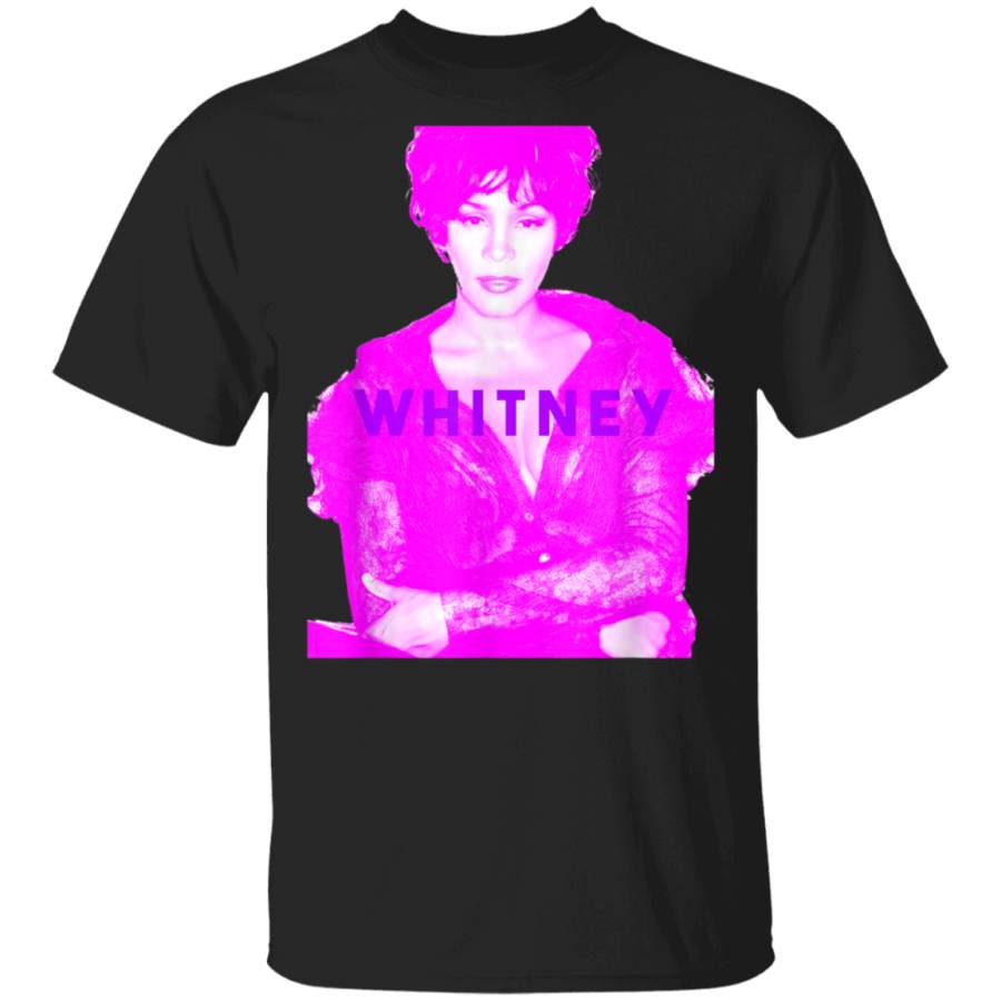 Whitney Houston Official Hot Pink Portrait  TShirt