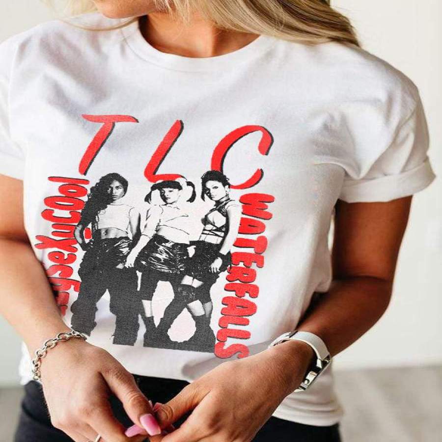 TLC Crazysexycool Waterfalls Print T-Shirt