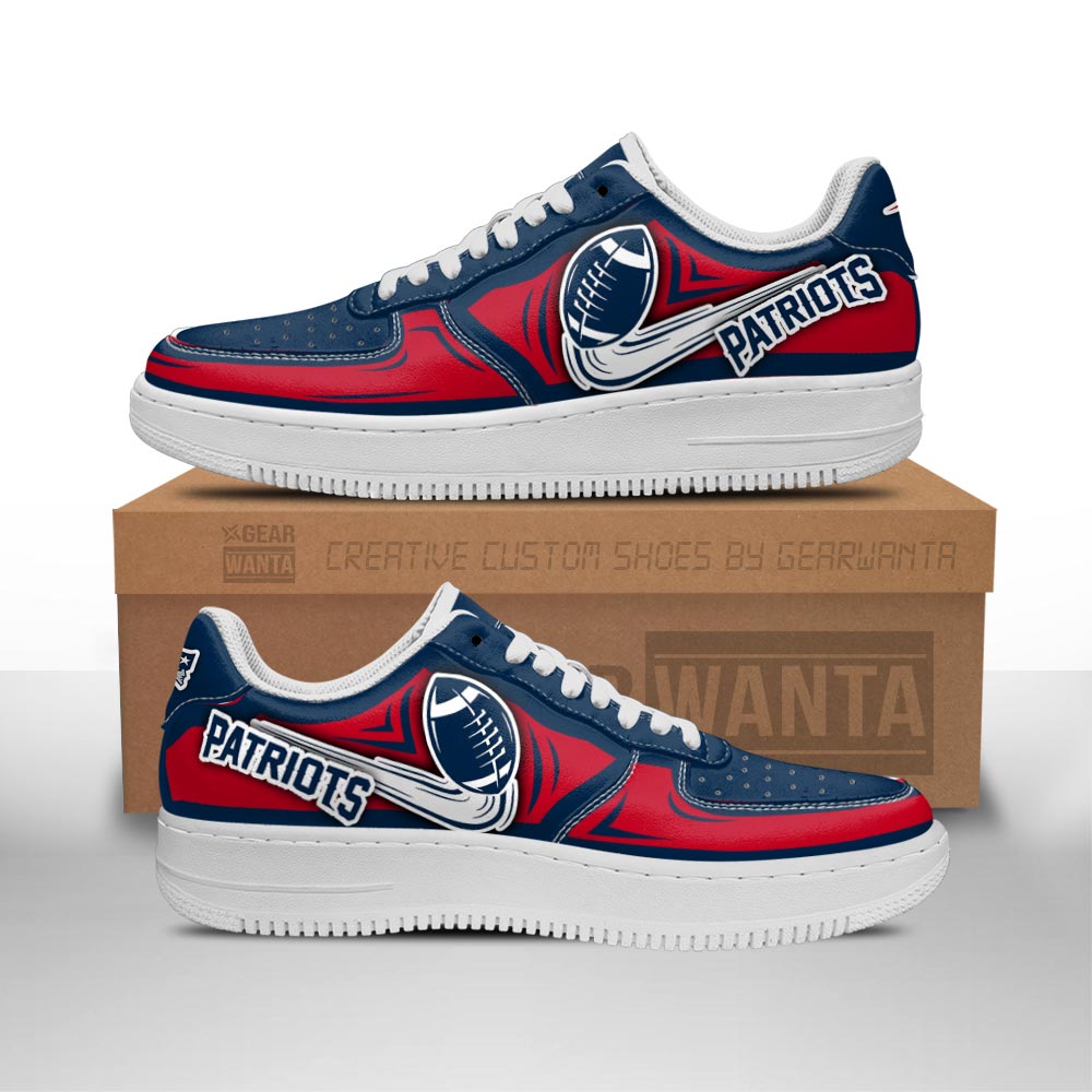 New England Patriots Air Shoes Custom Naf Sneakers For Fans