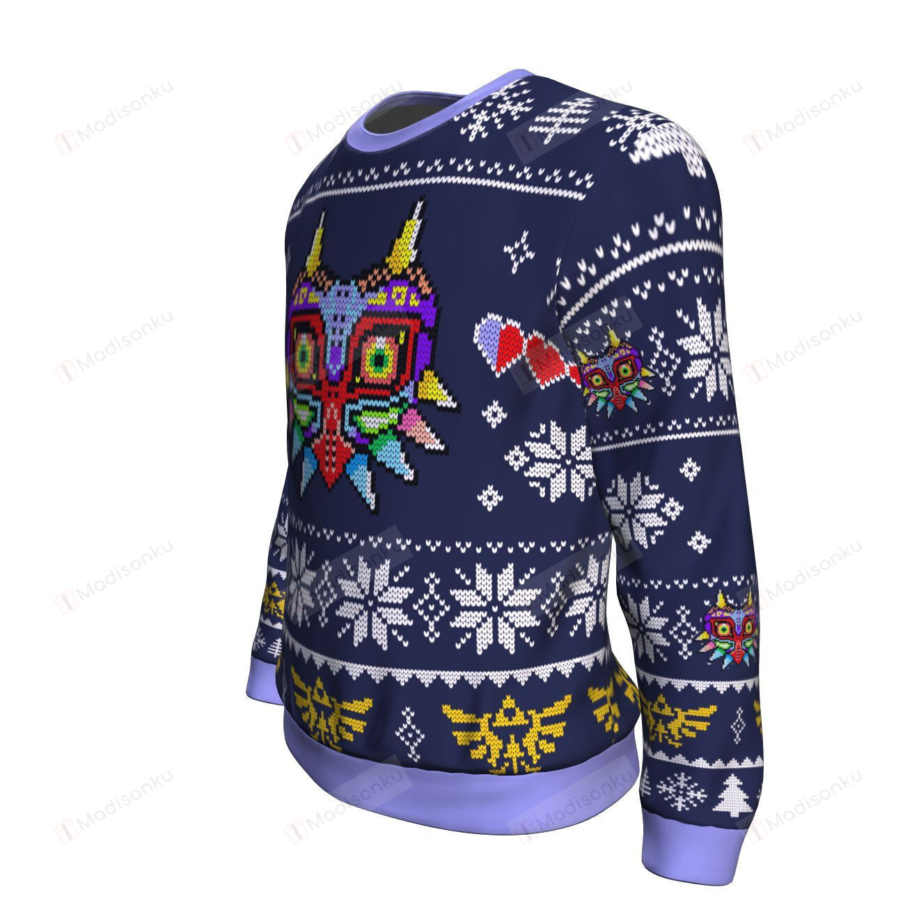 Zelda Majoras Mask Premium Ugly Christmas Sweater 2023, All Over Print Sweatshirt
