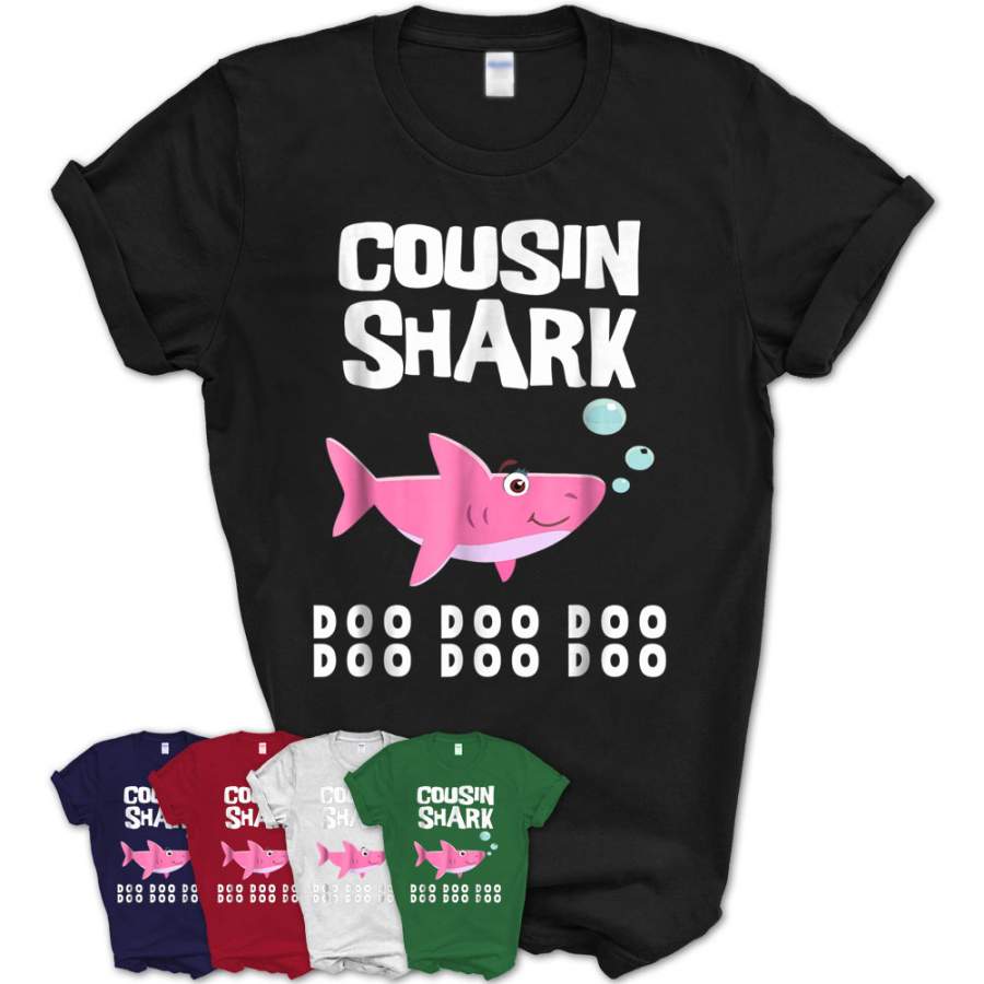 Cousin Shark Doo Doo Christmas Shirt For Family Pajamas – Teezou Store