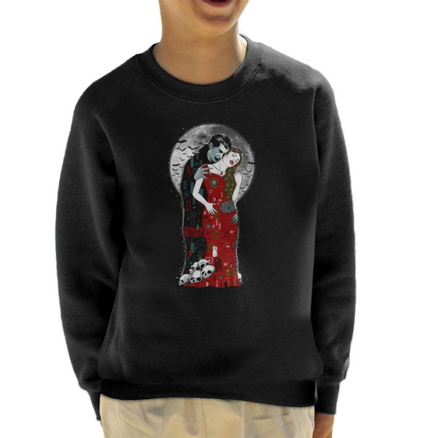 Vampires Kiss Kid’s Sweatshirt