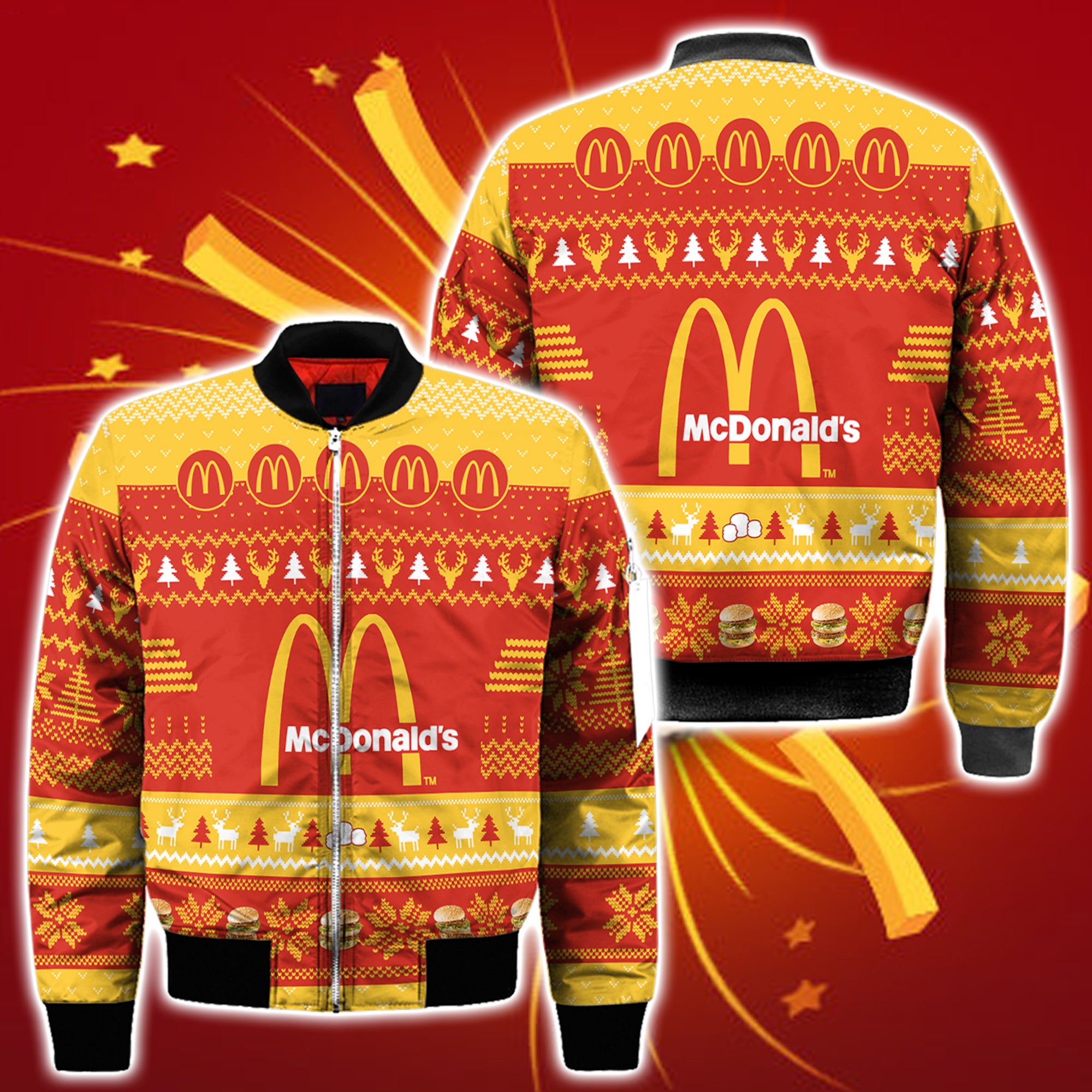 Ugly Christmas Sweatshirt Hoodie All Over Printed Pf255