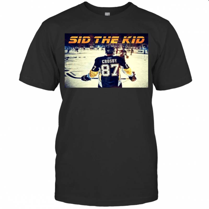 SID THE KID Sidney Crosby Retro Vintage Art Pittsburgh Penguins Hockey T-Shirt