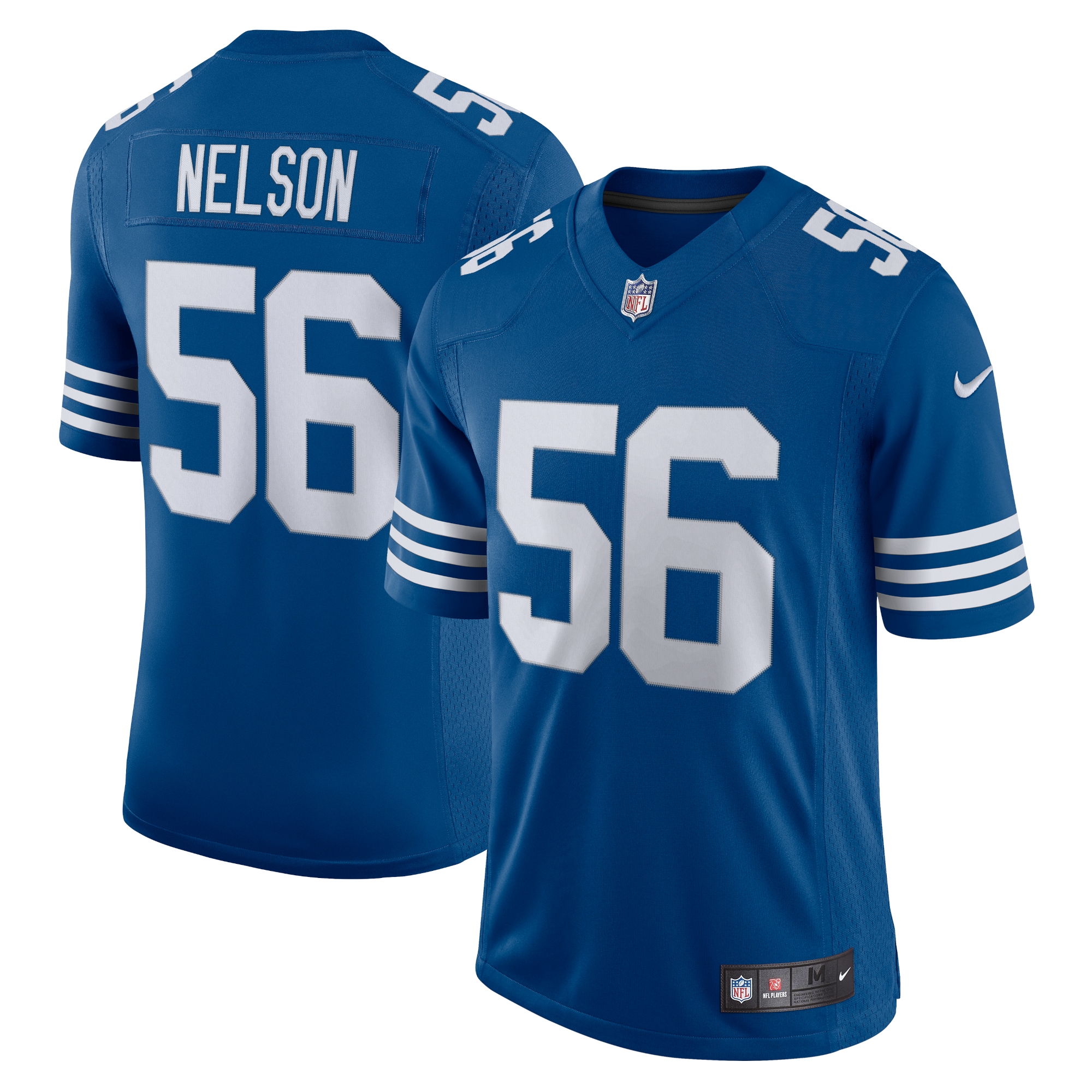 Men's Quenton Nelson Royal Indianapolis Colts Alternate Vapor Limited Jersey