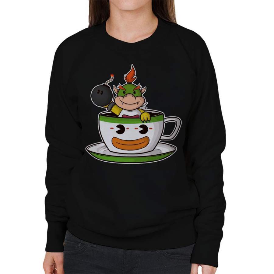 Koopa Tea Bowser Super Mario Bros Women’s Sweatshirt