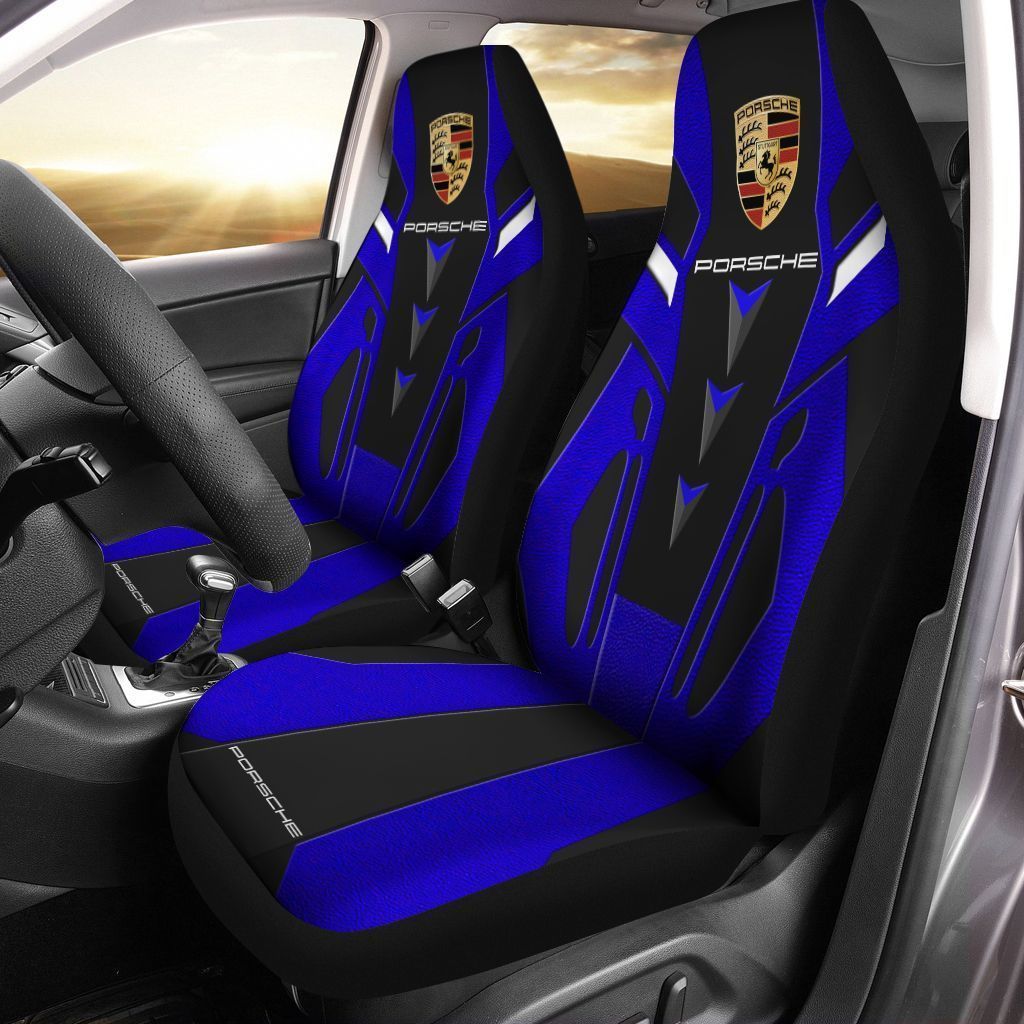 Porsche BDA-HL Car Seat Cover (Set of 2) Ver1 (Blue)