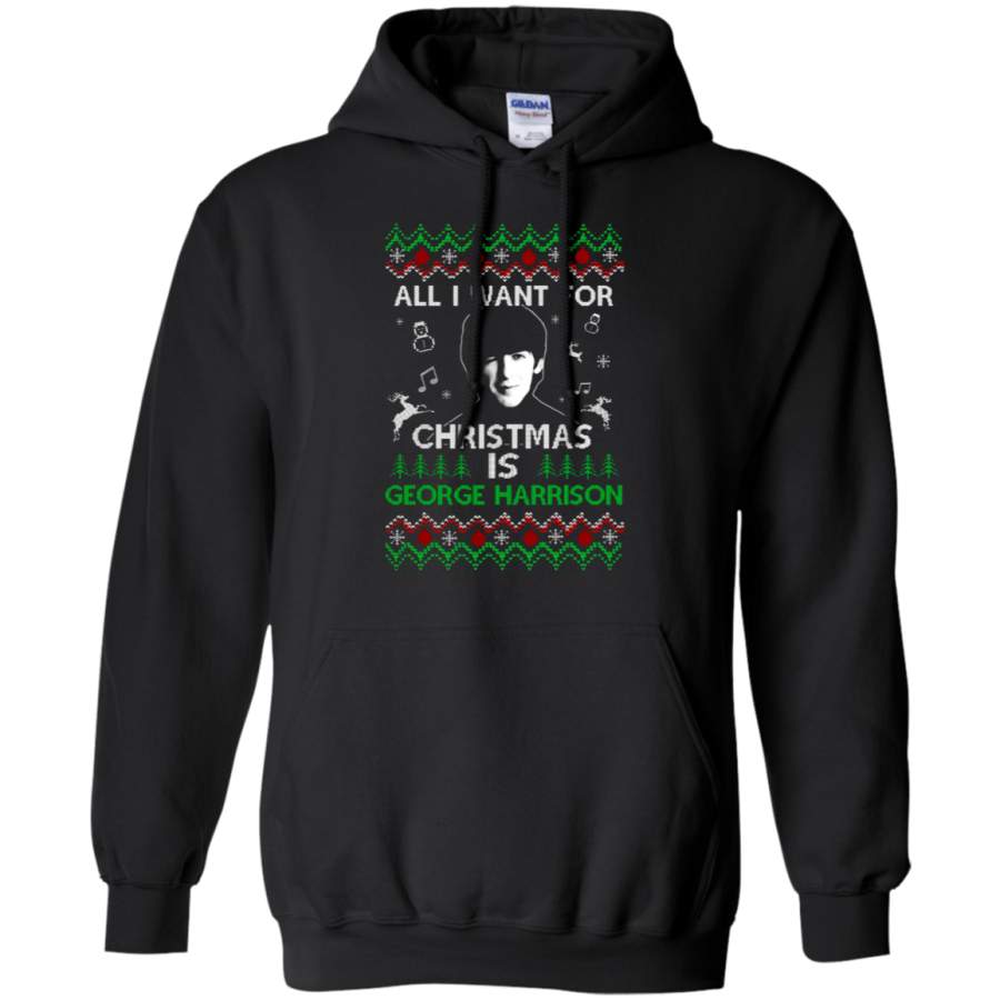 AGR All I Want For Christmas Is George Harrison Hoodie