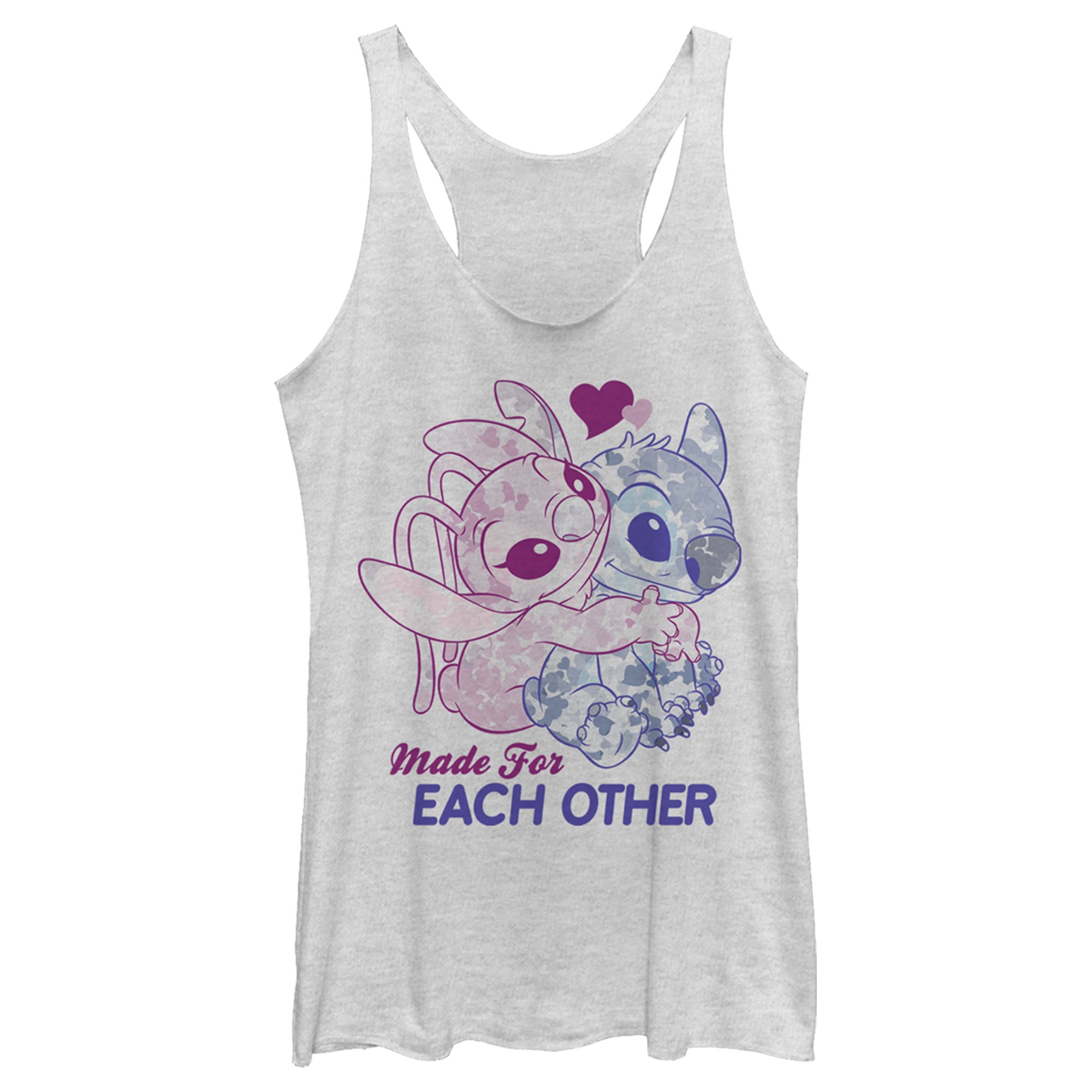 Women’S Lilo & Stitch Made For Each Other Racerback Tank Top