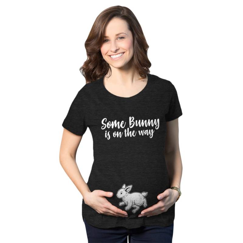 Some Bunny Is On The Way Maternity Tshirt