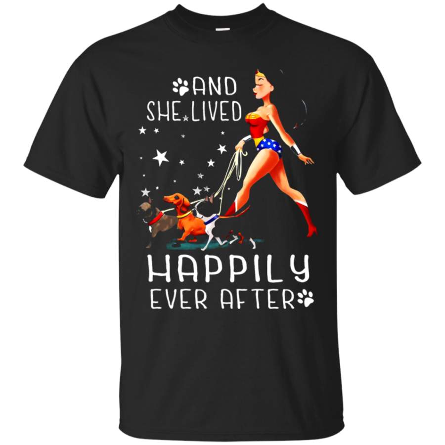 AGR And She Lived Happily Ever After Wonder Woman T-Shirt